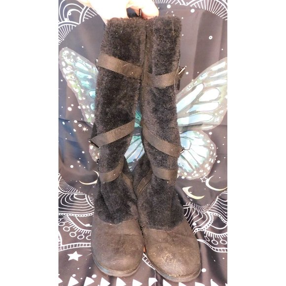 Wanted Shoes - Wanted Plush Knee High Boots